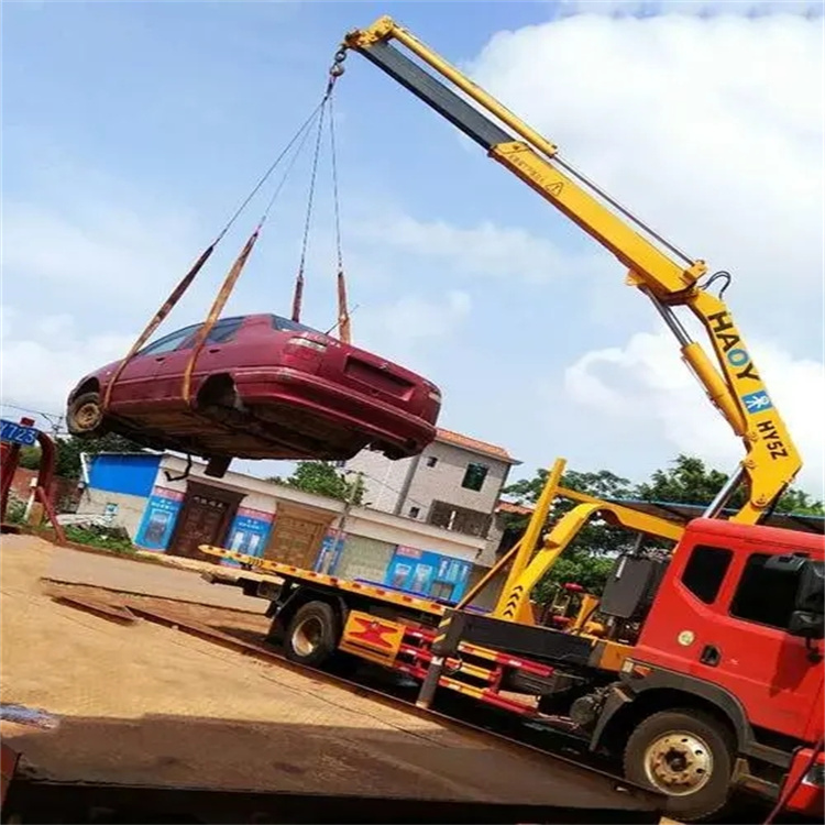 中沙吊车救援小汽车怎么吊